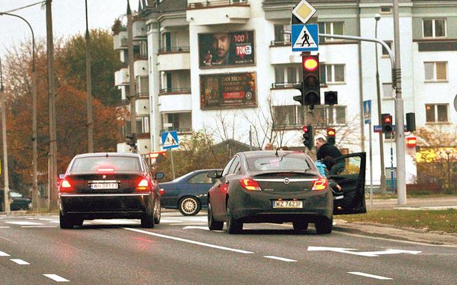 Służbową limuzyną do optyka