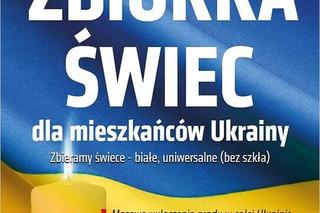 Trwa zbiórka świec dla mieszkańców Ukrainy 