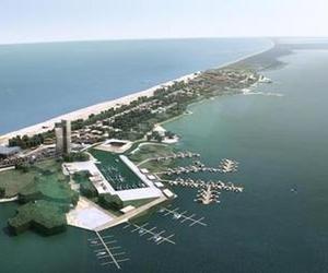 Beach City; na mierzei oddzielającej Bałtyk od jeziora Jamno powstać ma nowe miasteczko. Fot. Firmus Group