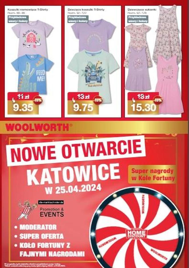 Wielkie otwarcie Woolworth w Katowicach. Specjalne promocje dla klientów. Zobacz gazetkę
