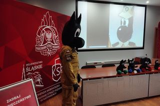 Bebok Florian pomaga śląskim strażakom