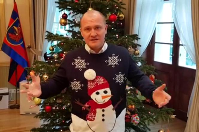 Prezydent Szczecina składa życzenia świąteczne