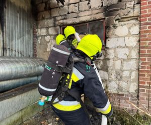 Pożar warsztatu samochodowego w Wyżnicy