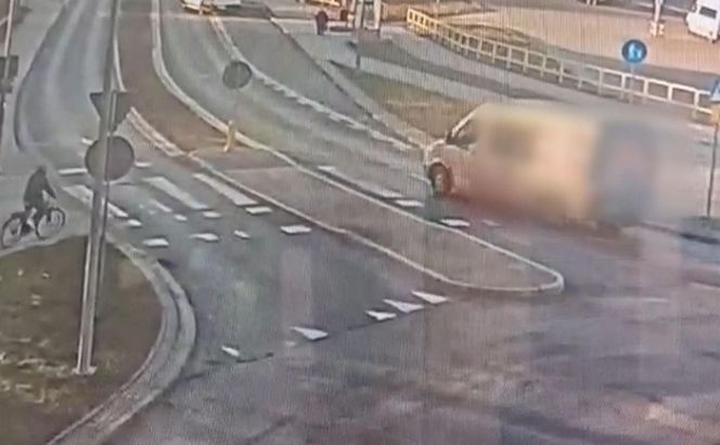 Potrącony rowerzysta 