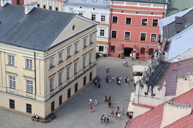 Panorama Lublina z najwyższego punktu widokowego w mieście - Wieży Trynitarskiej