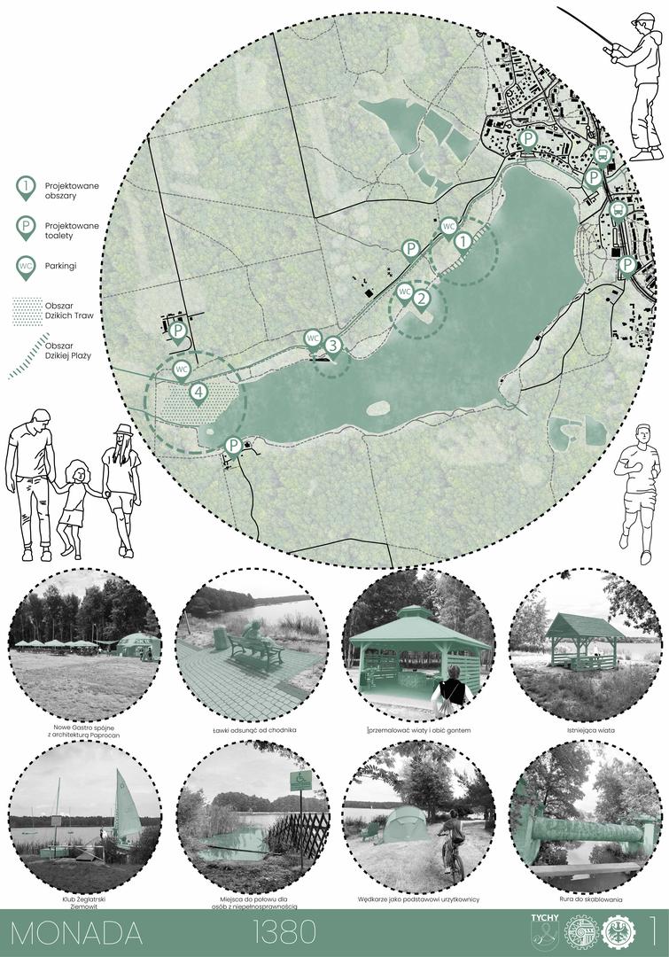 Studenci projektują wschodnie wybrzeże jeziora Paprocańskiego w Tychach