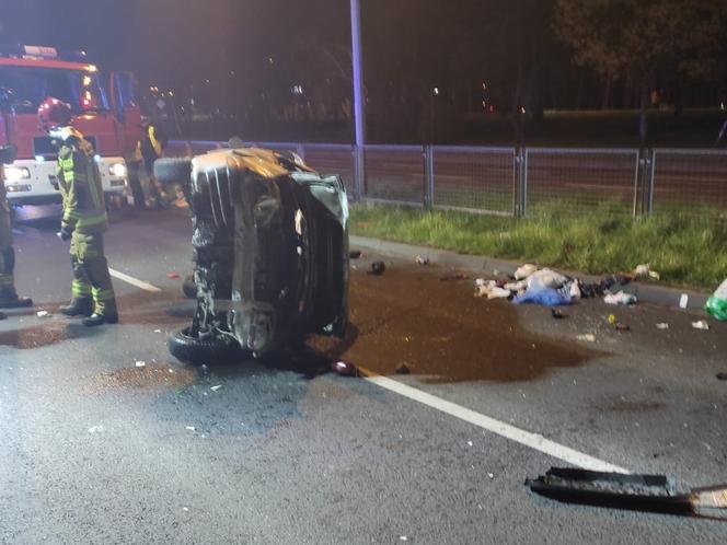 Groźny wypadek na Al. Konstytucji 3 Maja w Lesznie