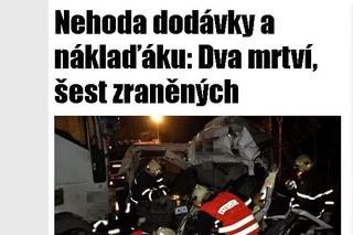 CZECHY: WYPADEK polskiego BUSA na autostradzie D5 niedaleko Rokycan