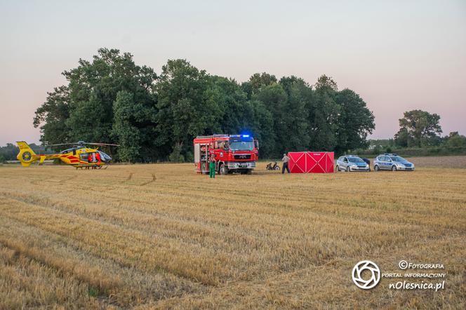 Ciągnik rozjechał Kacperka
