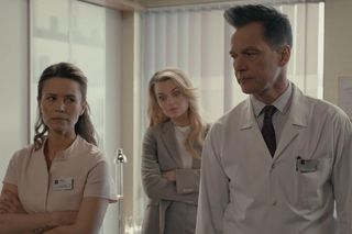 	Na dobre i na złe odc. 957. Andrzej Falkowicz (Michał Żebrowski), Kinga (Magdalena Kumorek), Agata Woźnicka (Emilia Komarnicka)