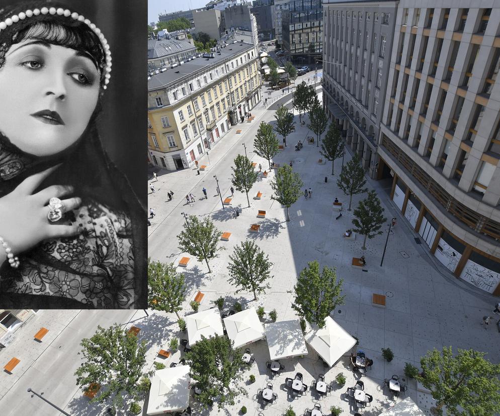 Plac w centrum Warszawy zmienia nazwę! Patronką zostanie słynna aktorka