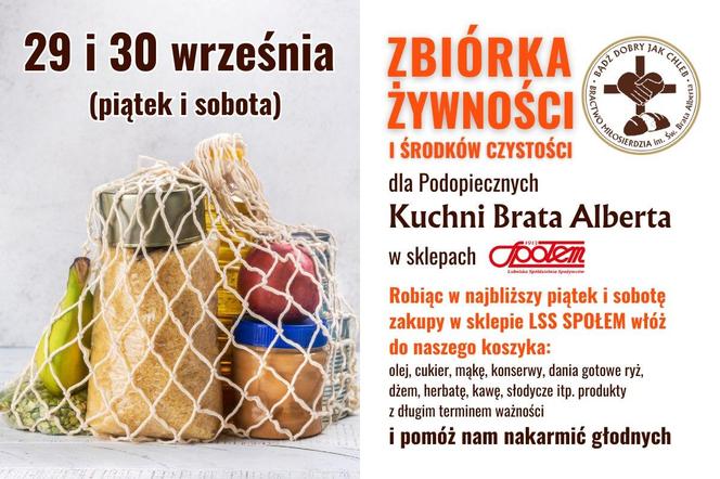 Bractwo Miłosierdzia im. Św. Brata Alberta organizuje zbiórkę żywności