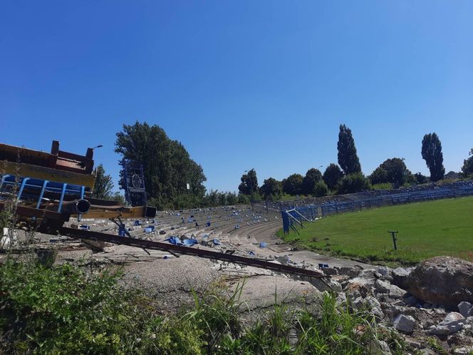 Trwa rozbiórka stadionu Ruchu Chorzów