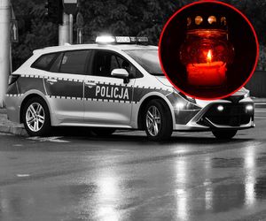 Tragiczna śmierć młodego policjanta. Adam zginął na służbie