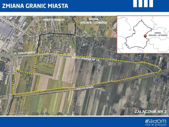 Radom zyska ponad 300 hektarów terenów - Powiększą się granice miasta