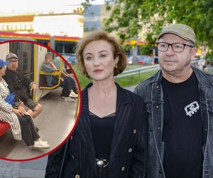 Zamachowski i Muskała przyłapani na czułościach w... metrze. Daleko zajechali