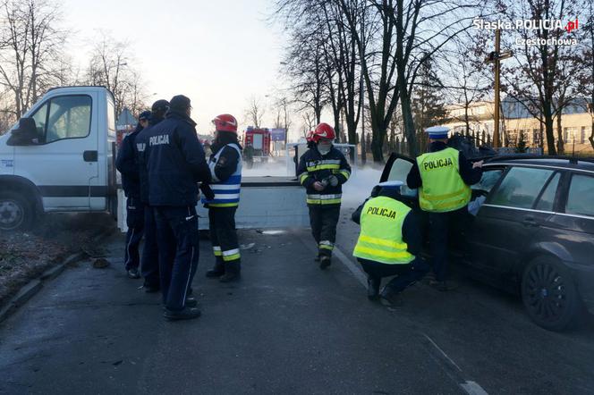 Doszło do rozszczelnienia zbiornika z ciekłym azotem