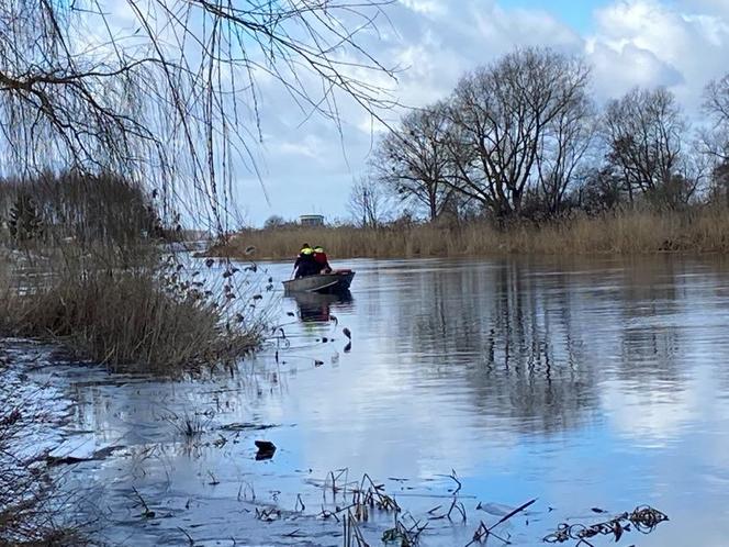 Tykocin. Poszukiwania w rzece Narew