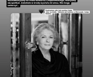 Kinga Rusin wspomina zmarłą Elżbietę Penderecką