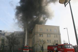 Pożar na ul. Flisa w Warszawie