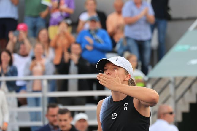 Mecz Iga Świątek - Claire Liu na WTA BNP Paribas Warsaw Open