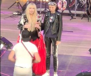 Facet wtargnął na scenę podczas koncertu Maryli Rodowicz. Ochroniarz nie zdążył