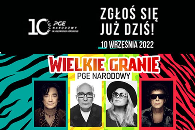 Wielkie Granie na PGE Narodowym 2022 - jak się zgłosić? Spełnij swoje marzenia na scenie!