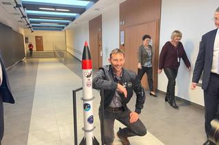 Polski astronauta w Łodzi! Sławosz Uznański spotkał się ze studentami Politechniki Łódzkiej