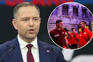 Nawrocki zaprosił do siebie reprezentację Polski. Zaczęło się od wielkiej wtopy! Taki dał im prezent