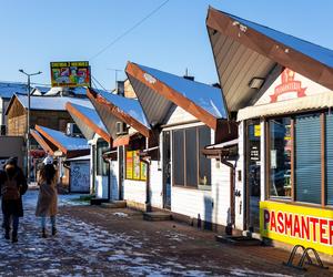 Targowisko przy ul. Orlej w Otwocku przed modernizacją