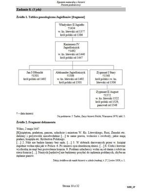 Matura 2017 z historii podstawowej