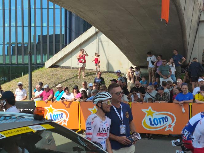 Tour de Pologne w Katowicach. Kolarze bawią się z kibicami