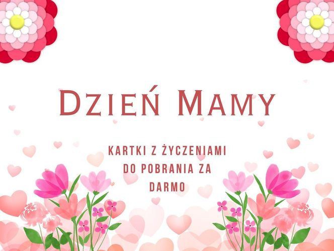 Dzień Mamy 2025 - kartki z życzeniami