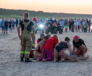 Dramatyczna akcja ratunkowa na plaży w Świnoujściu