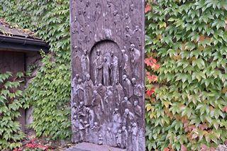 Ogród za kościołem św. Józefa w Krakowie