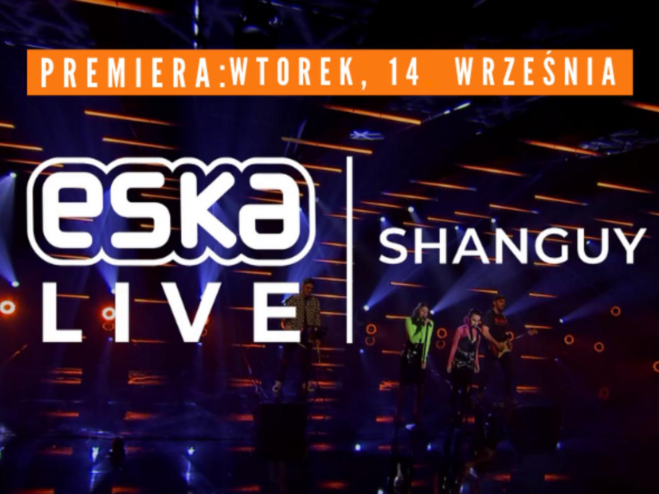 Shanguy z gorącym koncertem w ESKA Live! Te hity w nowych wersjach dodadzą energii!