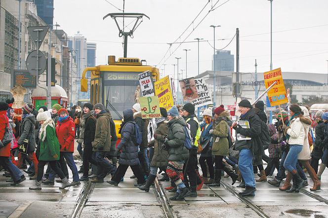 Feministki zablokowały centrum