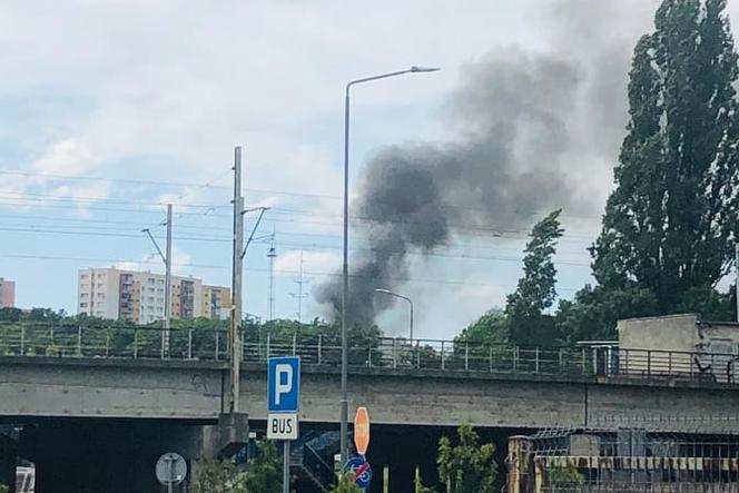 Pożar na ul. Twardowskiego