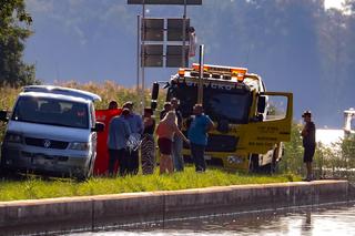 Auto zsunęło się do wody. Dramat na Kanale Grunwaldzkim