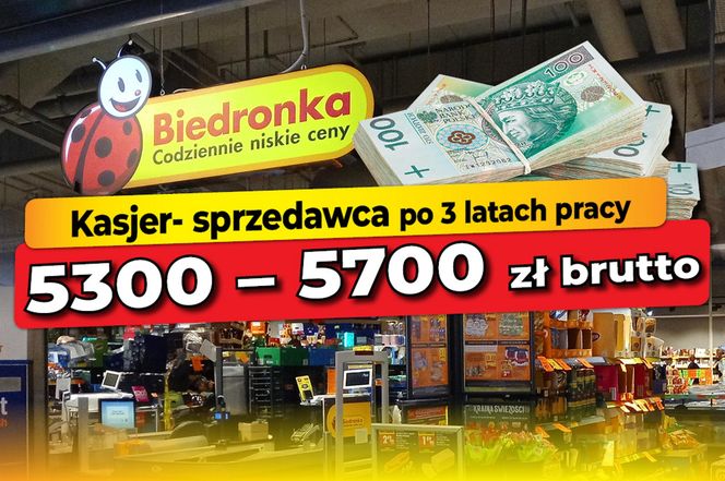Zarobki w Biedronce