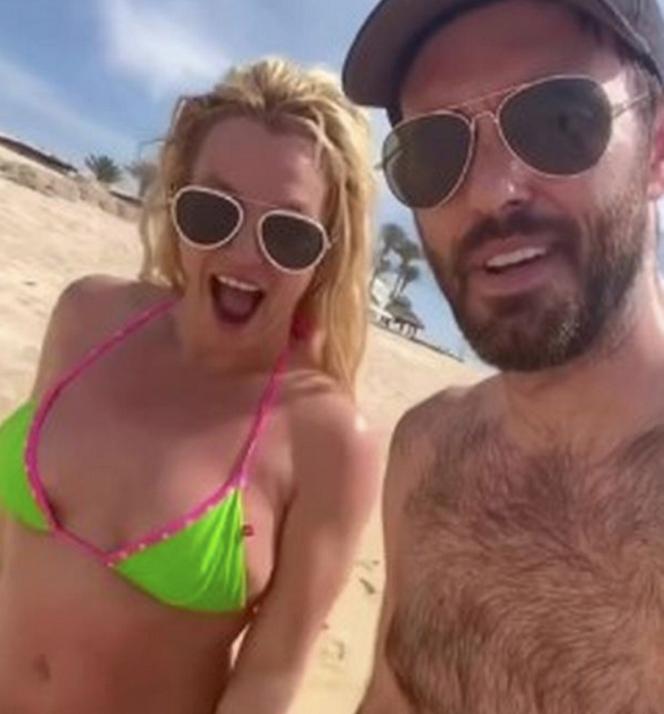 Britney Spears  z mężem, Sam Asghari