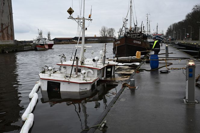 Kuter zatonął w Darłowie