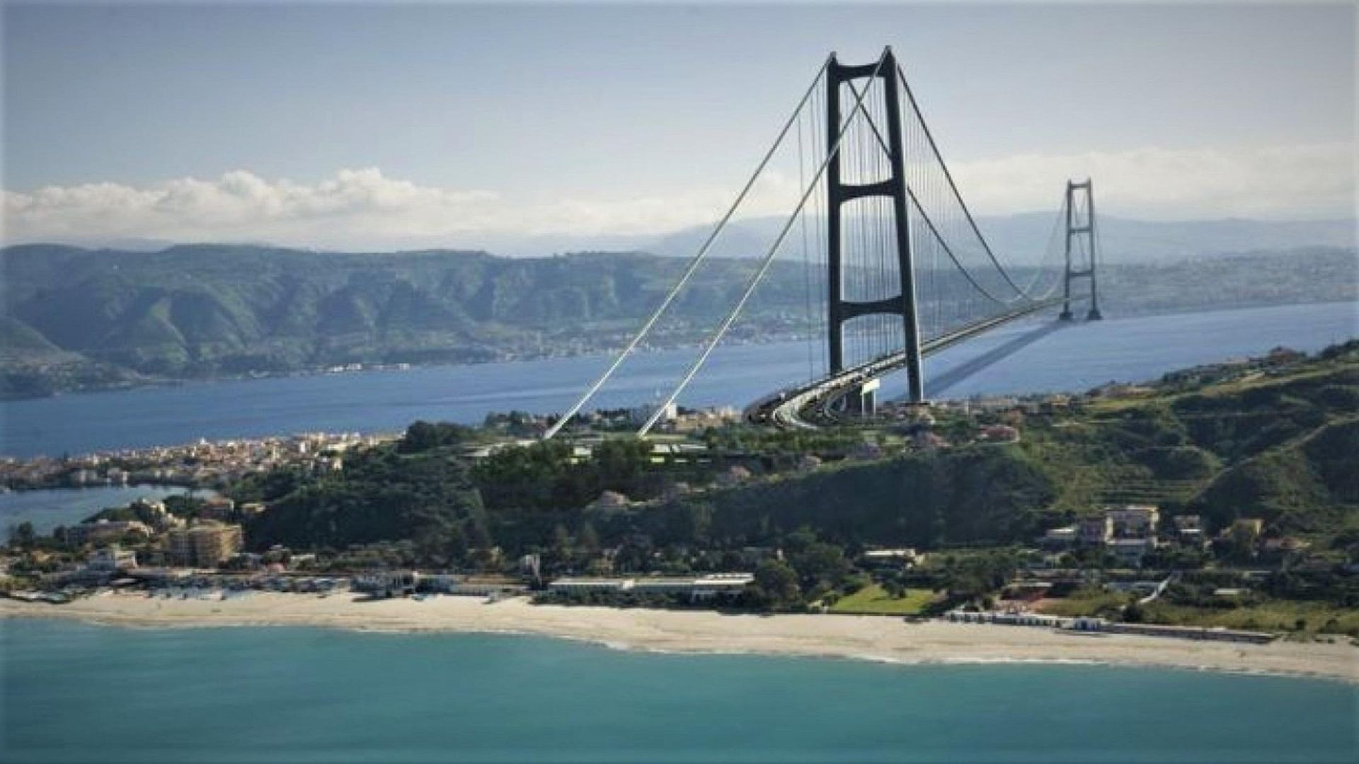 Wizualizacje mostu łączącego Sycylię z kontynentem