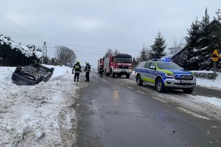 Dachowanie samochodu pod Tarnowem