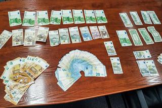 Fałszywe euro w Kostrzynie. Policjanci zatrzymali podejrzanych. Mieli... sporo gotówki  
