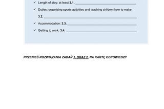 Matura 2025 - angielski.