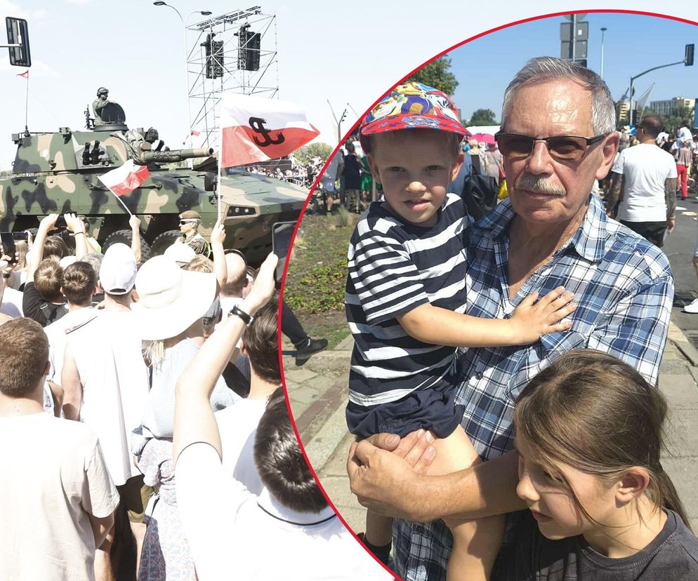 Tłumy na defiladzie wojskowej w Warszawie