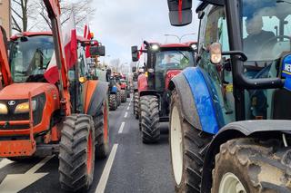 Protest rolników w Lublinie [GALERIA]