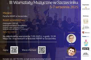 Jan Krutul i Katarzyna Młynarska poprowadzą warsztaty muzyczne w Szczecinku