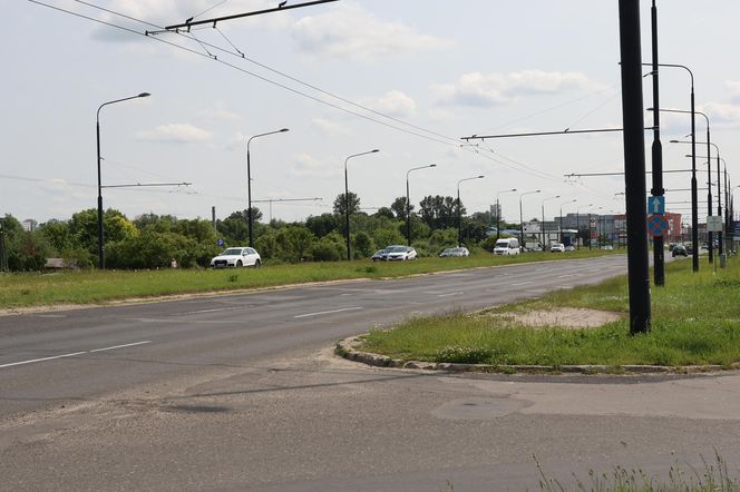 Tak wygląda al. Unii Lubelskiej w Lublinie przed przebudową (pierwsza połowa czerwca 2025)